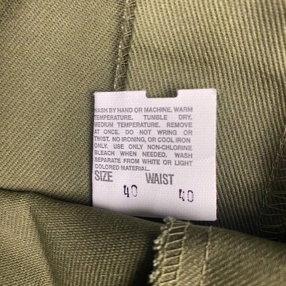 NEW Vintage Boy Scout of American Cargo Shorts Mens Size 40 Green Elastic Waist - Picture 3 of 11